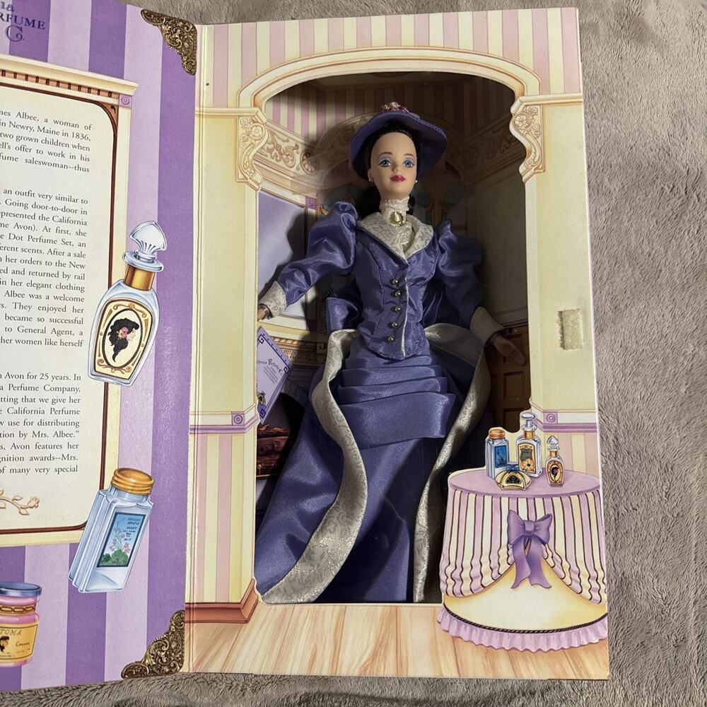 NIB BARBIE DOLL 1997 MRS. P.F.E. ALBEE AVON FIRST IN SERIES 17690